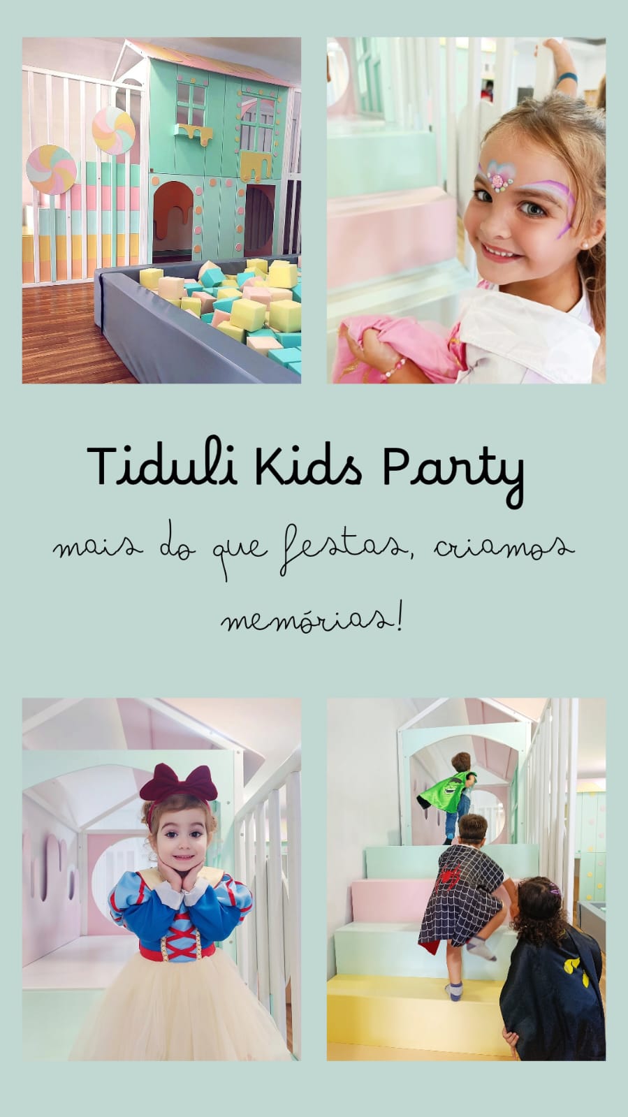 Detalhe do espaço Tiduli Kids Party